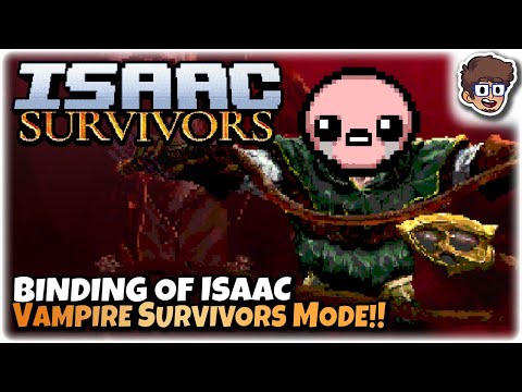 Binding of Isaac Vampire Survivors Mode! | Let's Play Isaac Survivors (Mod)