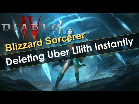 Blizzard Sorcerer 1 Shots Uber Lilith in Diablo 4
