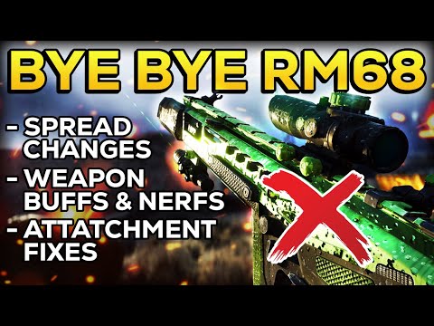 BYE BYE RM68! Battlefield 2042 Update 5.0.1 (Spread Changes, Weapon Buffs & Nerfs, & More)