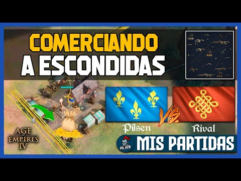 COMERCIANDO a ESCONDIDAS | Franceses | Age of Empires 4