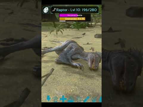 Como domesticar um Raptor ino Ark #ark #arksurvivalevolved #viral #mobile