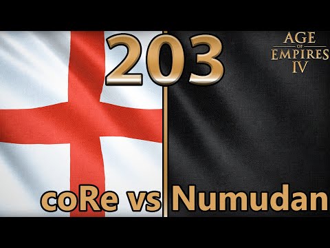 coRe 🇩🇪 (Engländer) vs Numudan 🇸🇪 (Abbasiden) – Age of Empires 4 – Cast 203 [Deutsch/4K]