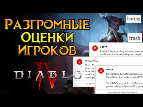 Рейтинг стремительно падает Diablo IV от Activision Blizzard