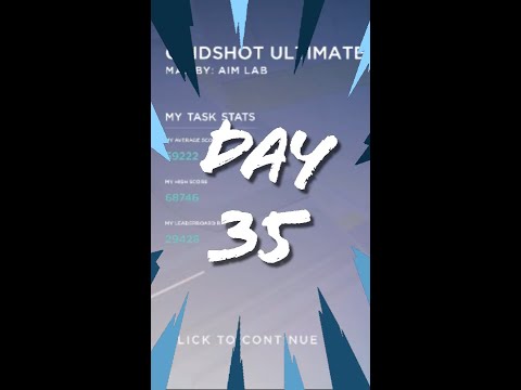Day35 of #aimlabs #aimlab #aimlabgridshot #highscore