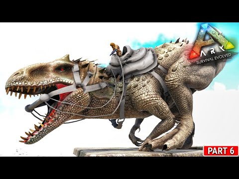 Destroyer Of Jurassic World Indominus Rex 🔥🔥 : ARK Jurassic World : ARK Survival Evolved : Part 6