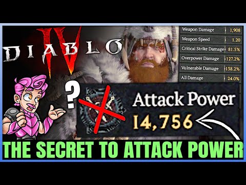 Diablo 4 – 1 IMPORTANT MASSIVE Damage Trick On ALL Classes – Attack Power Secret You Don't Get Told!