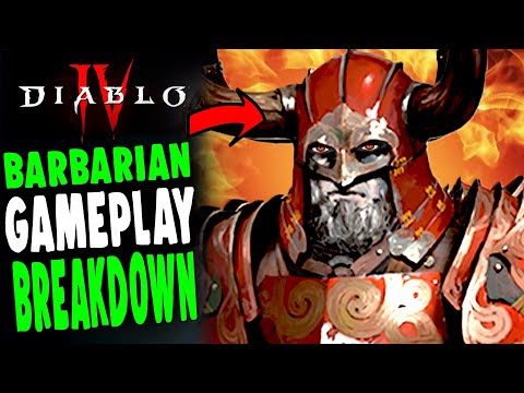 Diablo 4: Barbarian Gameplay Trailer TOTAL BREAKDOWN – Skills, Abilities, Locations, Items & MORE!