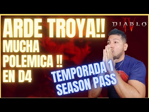 |DIABLO 4 ESP| OPINION Y POLEMICA DE LA TEMPORADA Y EL PASE DE BATALLA, QUE PASARA CON MI PERSONAJE?