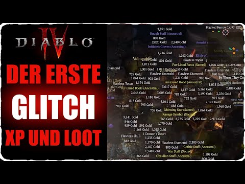 Diablo 4 EXP GLITCH 500K EP in der Minute MEGA LOOT auch AFK möglich – Schnell bevor gepatcht wird!