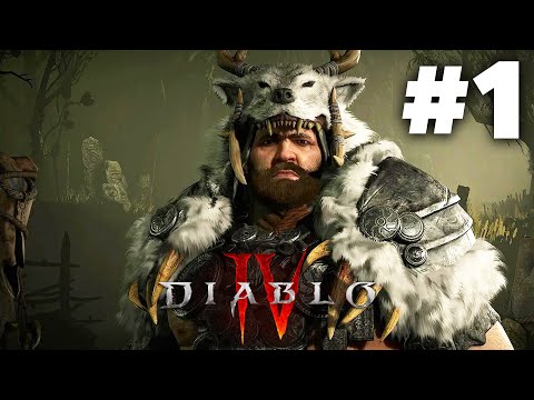 DIABLO 4 Gameplay Walkthrough Part 1 – DRUID (Full Game)