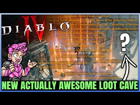 Diablo 4 – Get 50 Legendaries & 15 MILLION XP Per Hour – New BEST Loot Cave Found Guide – Do It NOW!