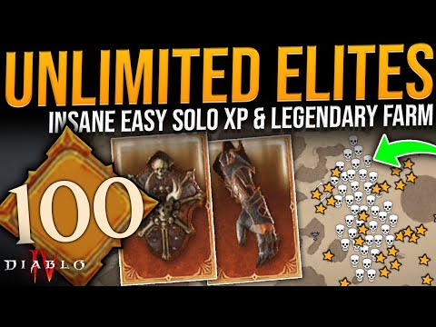 Diablo 4: INSANE SOLO XP FARM – INFINITE ELITE ENEMIES FARM – Fastest Level Up Farm Without Dungeons