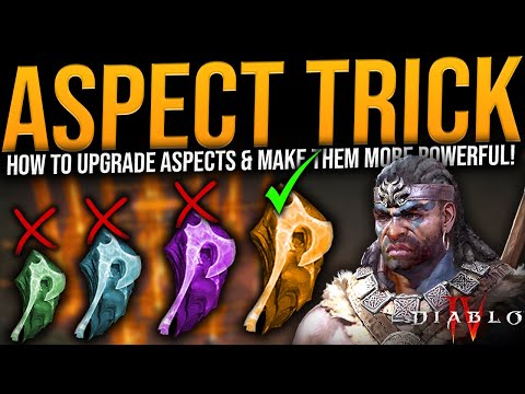 Diablo 4 INSANE TRICK – How To Upgrade ASPECTS To Make Them MORE POWERFUL – Test & Results Live Demo