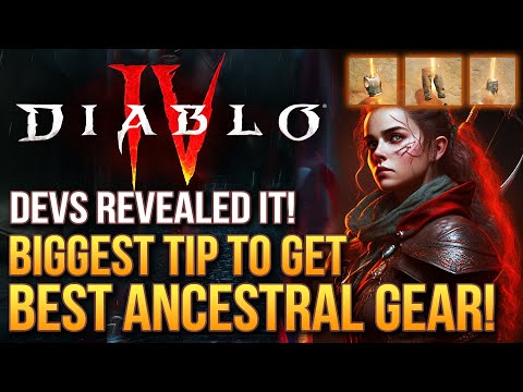 Diablo 4 – It's OFFICIAL! Best Way To Get Best Ancestral & Sacred Legendary Items in End Game!