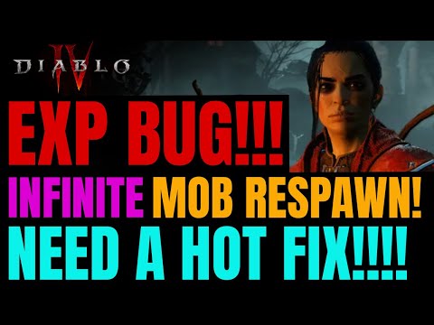 Diablo 4: NEW INFINITELY MONSTER RESPAWN & EXP BUG!!!