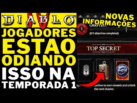 DIABLO 4 – OS JOGADORES ESTAO ODIANDO ISSO NA NOVA TEMPORADA!! – NOVAS IFORMAÇÕES!!