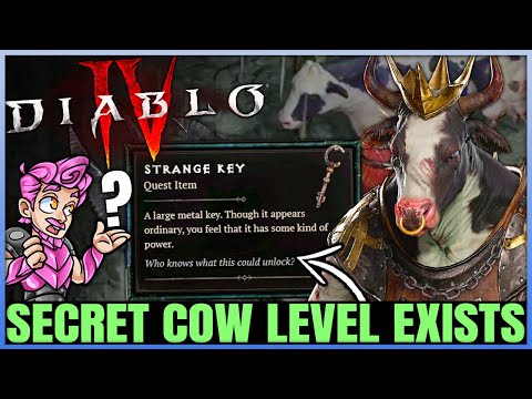 Diablo 4 – Secret Cow Level is REAL – HUGE New Discovery & Item Unlock Datamine Found!