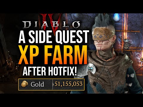 Diablo 4 – Side Quest XP Farm! Early Game! AFTER PATCH!