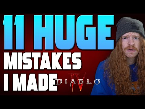 Diablo 4 – The 11 HUGE Mistakes I Made Leveling 1-100