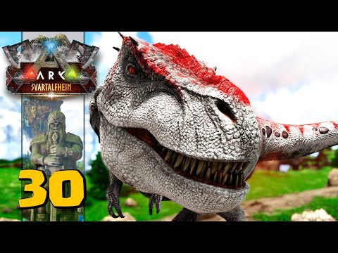 ENFRENTANDO UM REX ALPHA SUPER FORTE – MAPA SVARTALFHEIM – ARK: SURVIVAL EVOLVED #30