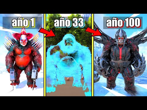 EVOLUCIONE DURANTE 100 AÑOS en ARK Survival Evolved