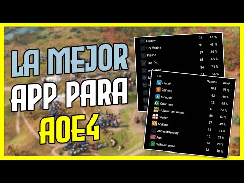 🏅 La mejor APP  para AGE OF EMPIRES 4 (y también la mejor WEB)