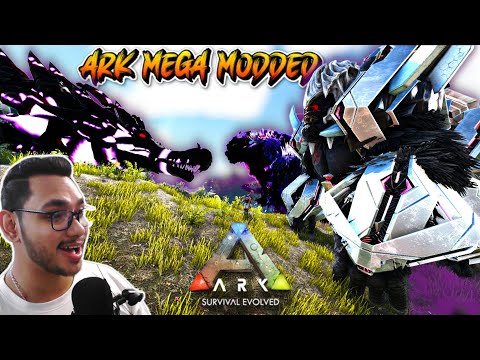 FINALLY DEFEATED DARK BOSS SARCO EMPEROR !-Ark Survival Evolved | ARK MEGA MODDED DAY 16