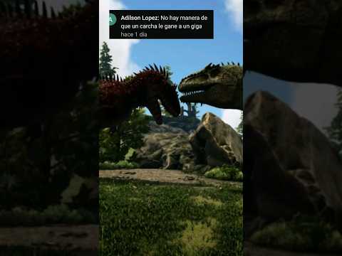 Giga le gana al carcha? ARK SURVIVAL EVOLVED #arklavelociblue
