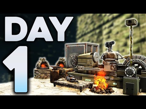 How a 15,000 Hour DUO Plays Day 1! – ARK PvP