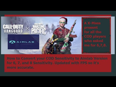 How to find your Aimlab Controller Sensitivity for Call of Duty. (Updated) 6.7.8 Sensitivity