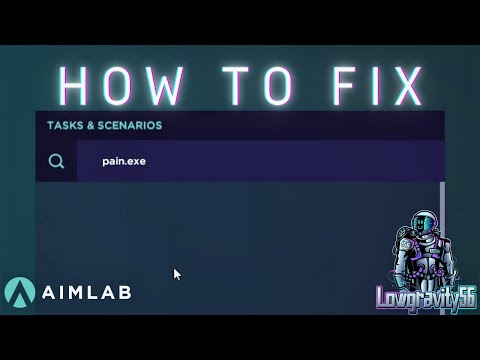 How to fix "can't find scenarios" playlist making error in Aimlabs
