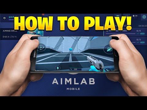 HOW TO INSTALL AIMLABS ON MOBILE!! Improve Aim On Any Mobile Game!