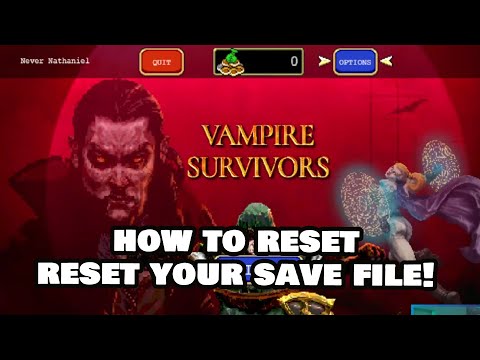 How to reset your progress in Vampire Survivors (Updated for 1.0 Patch)!