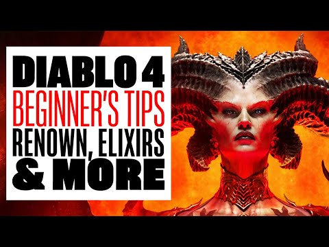 10 DIABLO 4 BEGINNERS’ TIPS – Elixirs, Renown, & Transmogs Explained! Diablo 4 Gameplay Necromancer