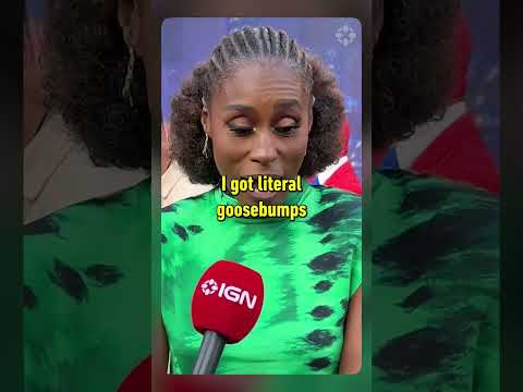 Issa Rae’s reaction to Spider-Verse #spiderverse #spiderman #movies #shorts