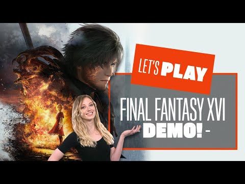 Let’s Play Final Fantasy 16 DEMO! Final Fantasy XVI Playstation 5 Gameplay