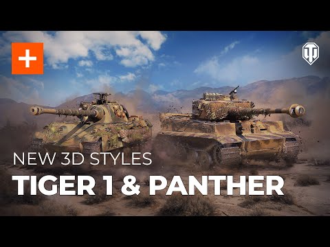 Tiger I & Panther On Fire – Two Legends in Brand-New 3D Styles
