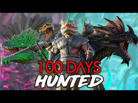 I Spent 100 Days being hunted in Ark Survival Evolved and Here's What Happened