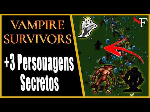 LIBERANDO +3 PERSONAGENS SECRETOS – Vampire Survivors #34 PTBR
