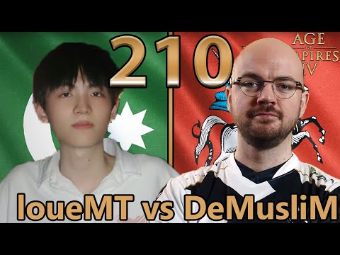 loueMT 🇨🇳 (Osmanen) vs Liquid.DeMusliM 🇬🇧 (Rus) – Age of Empires 4 – Cast 210 [Deutsch/4K]
