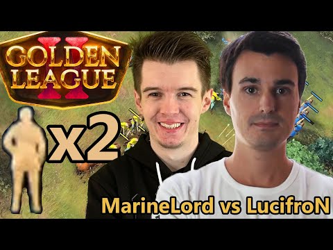 MarineLord 🇫🇷 vs LucifroN 🇪🇸 – x2 Start – Golden League 2 – Age of Empires 4 [Deutsch/4K]