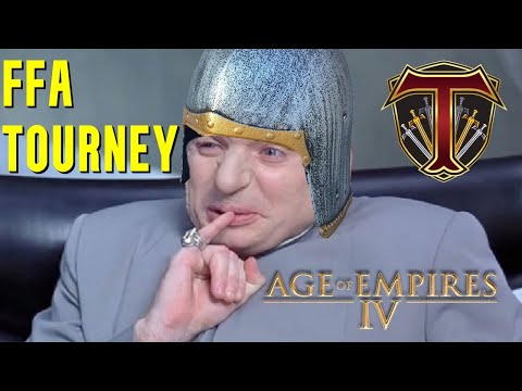 MEGARANDOM FFA TOURNEY – Let The Schemes Flow | Age of Empires 4 Multiplayer Stream