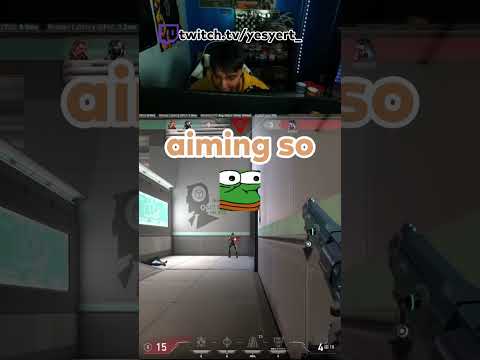 MY AIM IS SO CRISP CAUSE OF AIMLABS #shorts #gaming #valorantshorts #yesyert