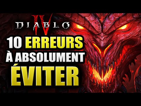 Ne faites pas ces erreurs sur Diablo 4
