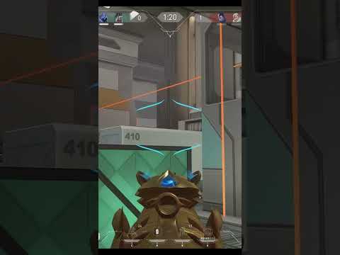 Playing Aimlabs in Valorant