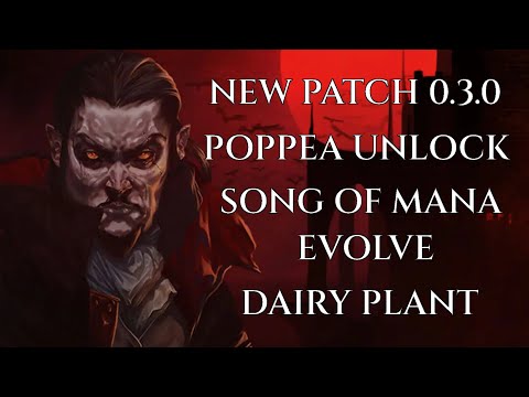 POPPEA UNLOCK / SONG OF MANA EVOLVE + MANNAJJA / COFFIN / DAIRY PLANT – Vampire Survivors 0.3.0