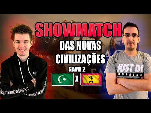 SHOWMATCH DAS NOVAS CIVILIZAÇÕES GAME 2 | AGE OF EMPIRES 4
