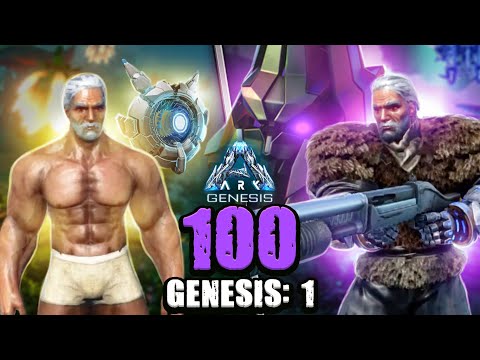 SOBREVIVI 100 DIAS NO GENESIS:1 VEJA COMO FOI | Ark: Survival Evolved