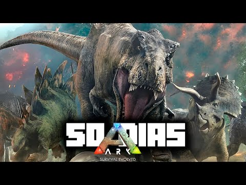 Sobreviví 50 días en Una Isla Llena de Dinosaurios… Ark Survival Evolved The Island