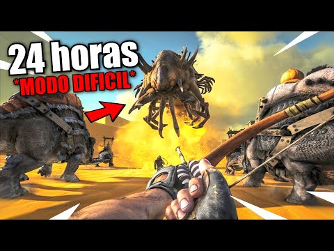 ¡SOBREVIVIMOS 24 HORAS EN EL DESIERTO! ARK Survival Evolved